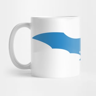 Oklahoma Bat Flag Mug